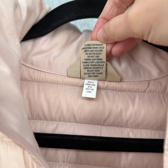 Duluth Womens Down Right Long Vest Size L Peach Pink Full Zip Pockets Warm EUC - Picture 11 of 16